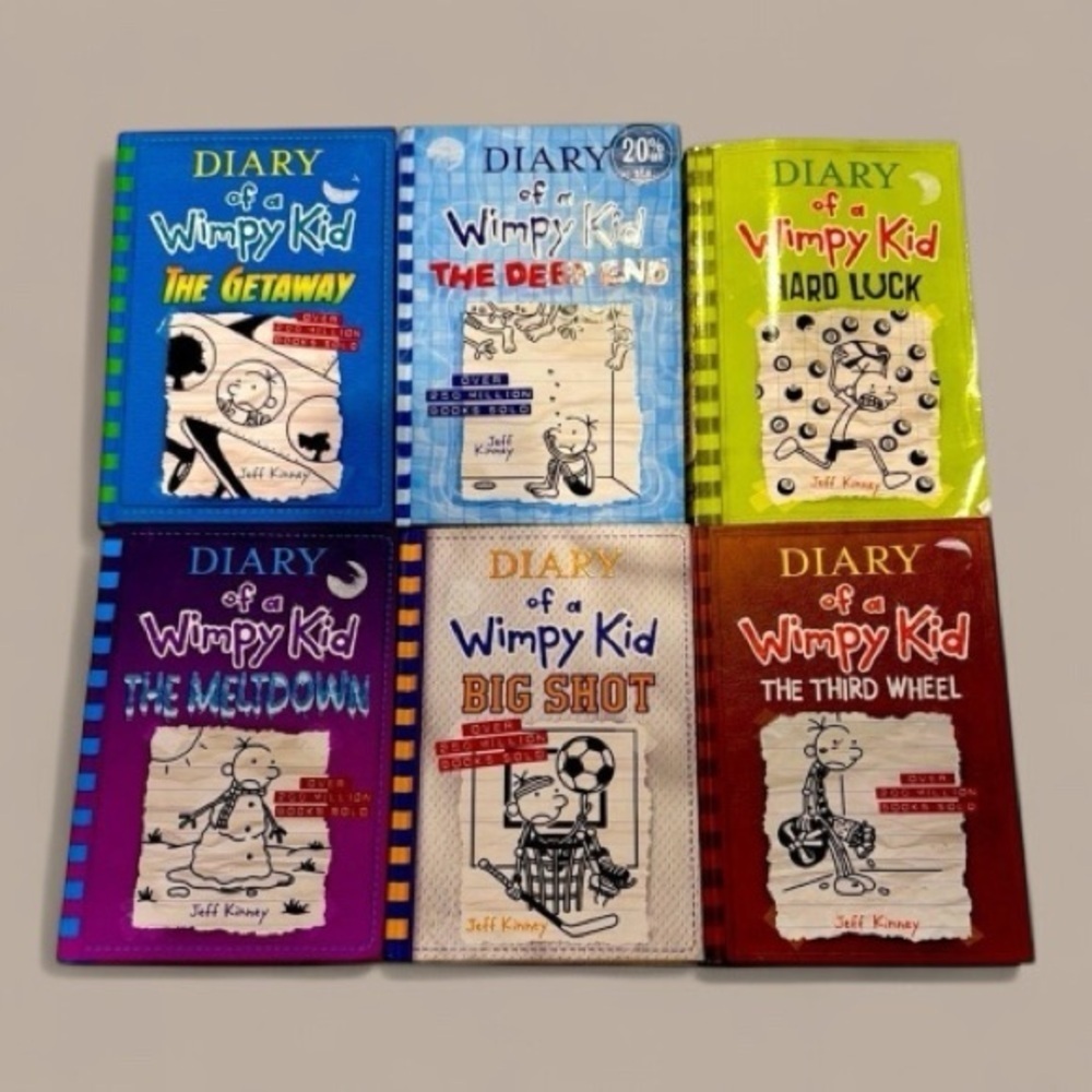 Book Set - Multicolor Diary of a wimpy kid lot - set of 6 books Jeff Kinney - Picture 5 of 5